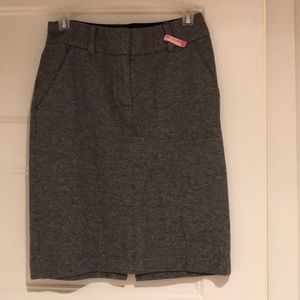 Grey pencil skirt Ann Taylor Loft